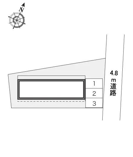 ★手数料０円★八王子市中野上町　月極駐車場（LP）